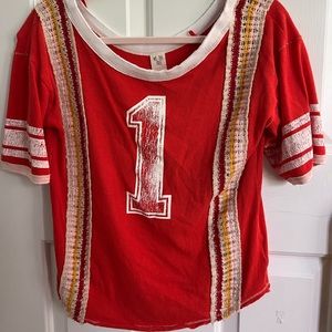 Free People #1 Ringer Tee Stitched